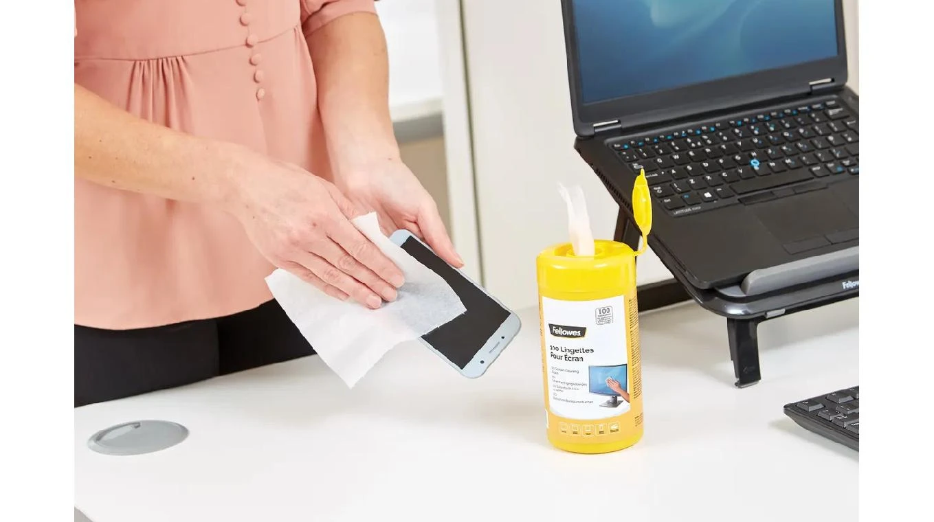 FELLOWES Bildschirm-Reinigungstücher Dose