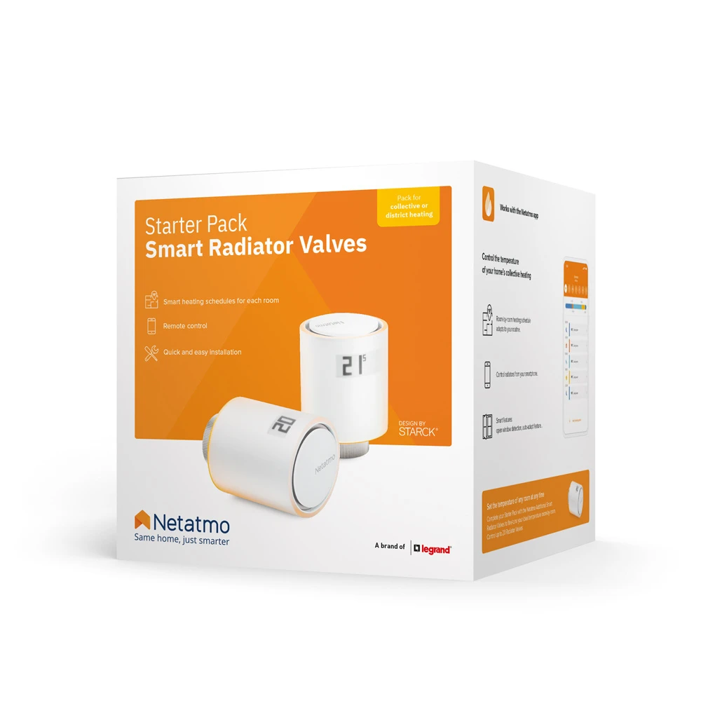 Netatmo Smarte Heizkörperthermostate Starterpaket