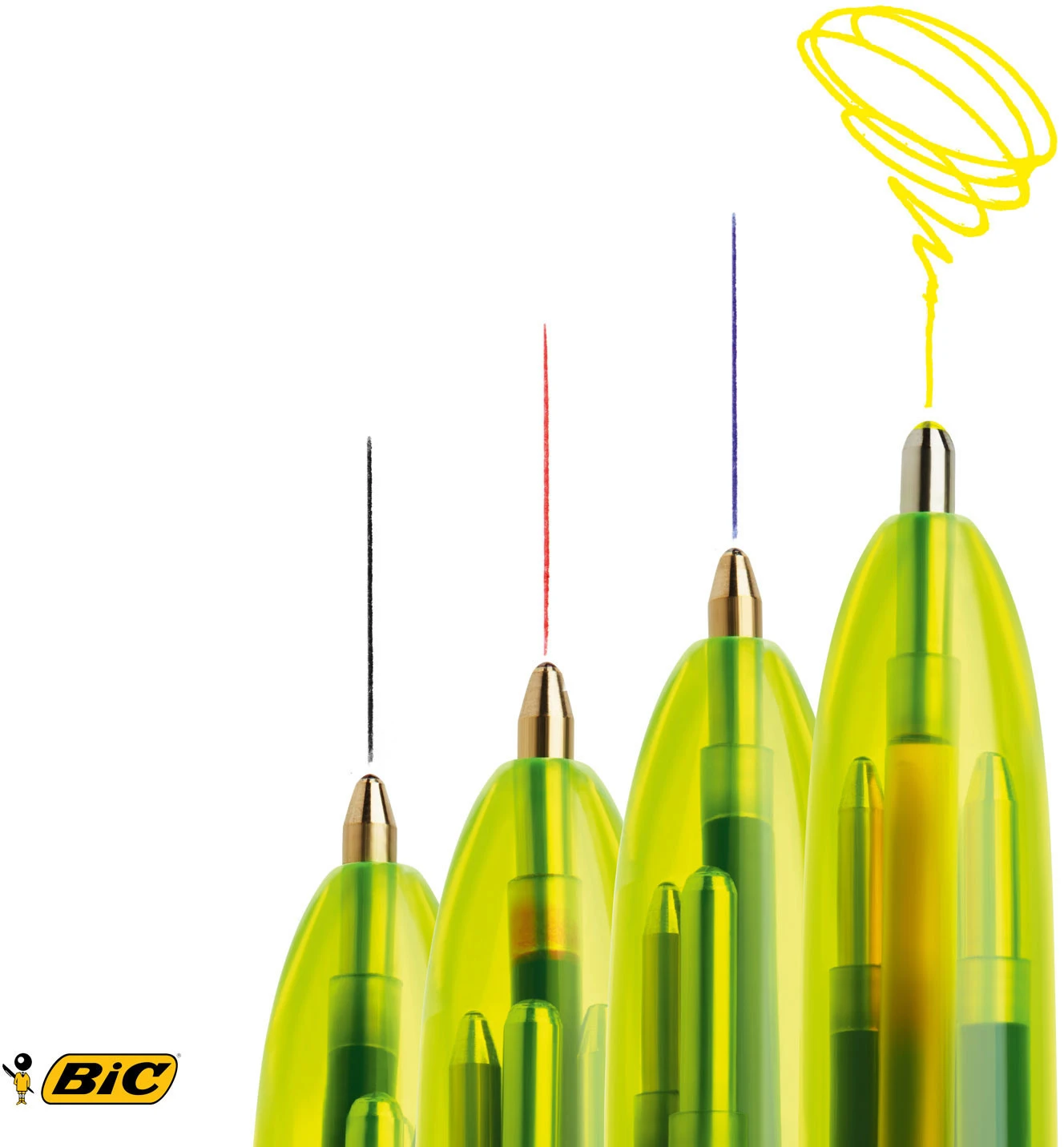 BIC Kugelschreiber Fluo