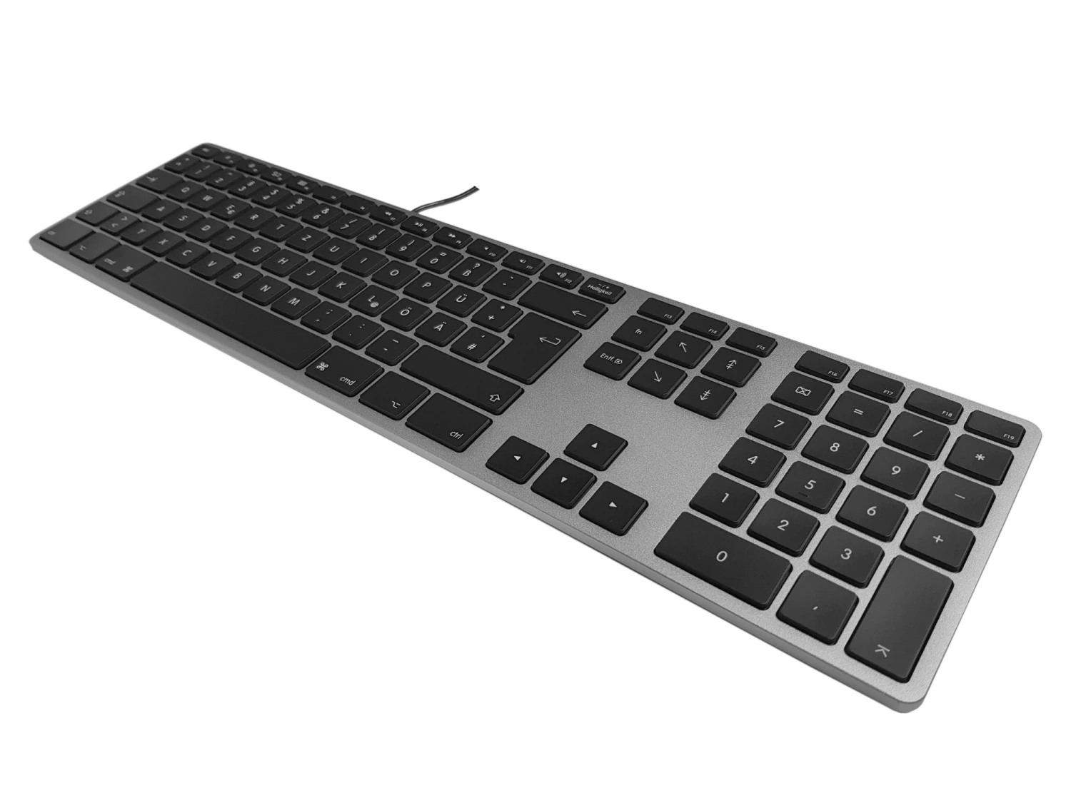 Matias Erweiterte USB-Tastatur für Mac OS mit RGB Backlit
