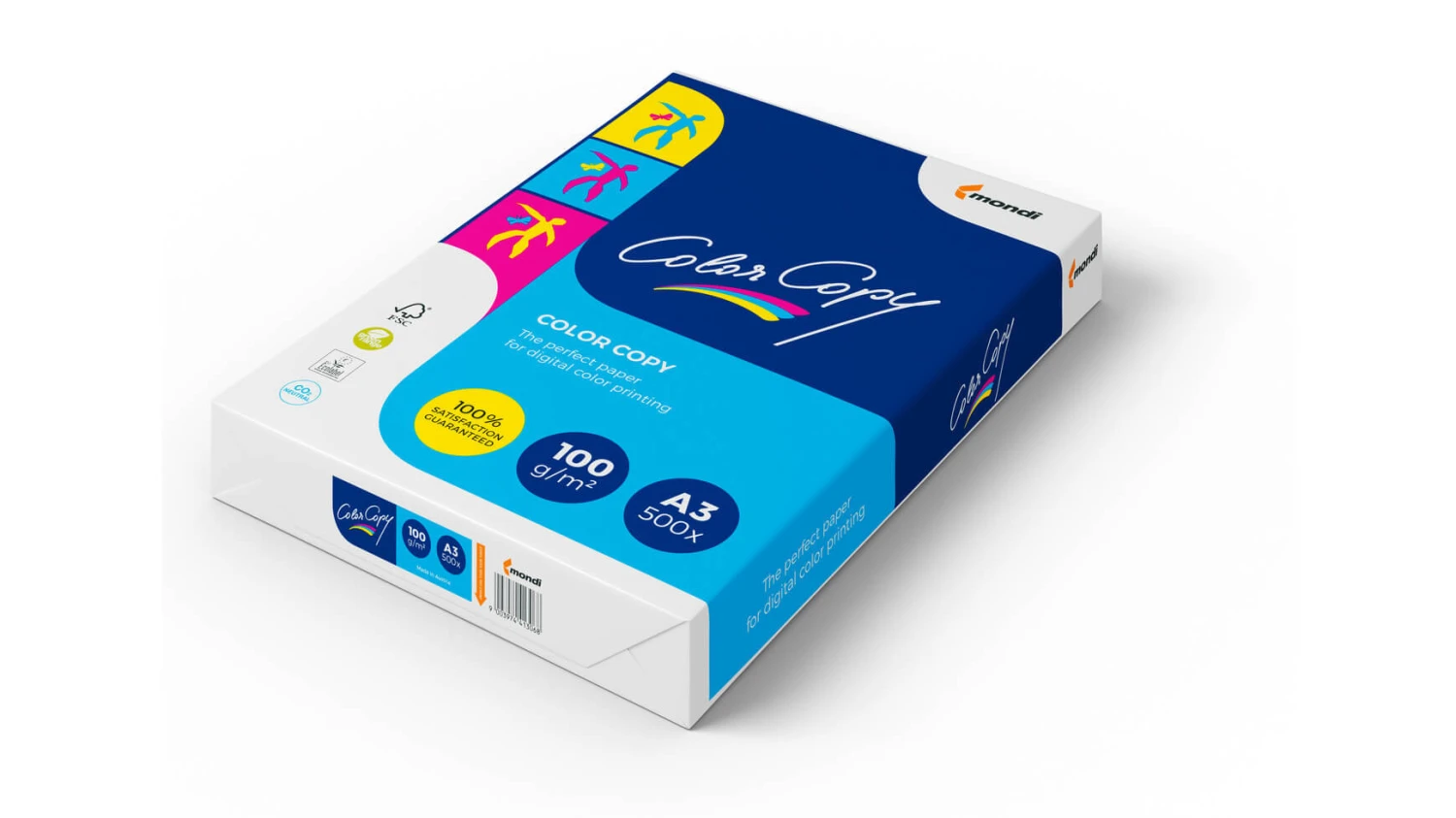 MONDI Kopierpapier Color Copy A3, 100 g/m², 500 Blatt