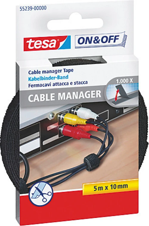 TESA Kabelbinder on&off 10mmx5m