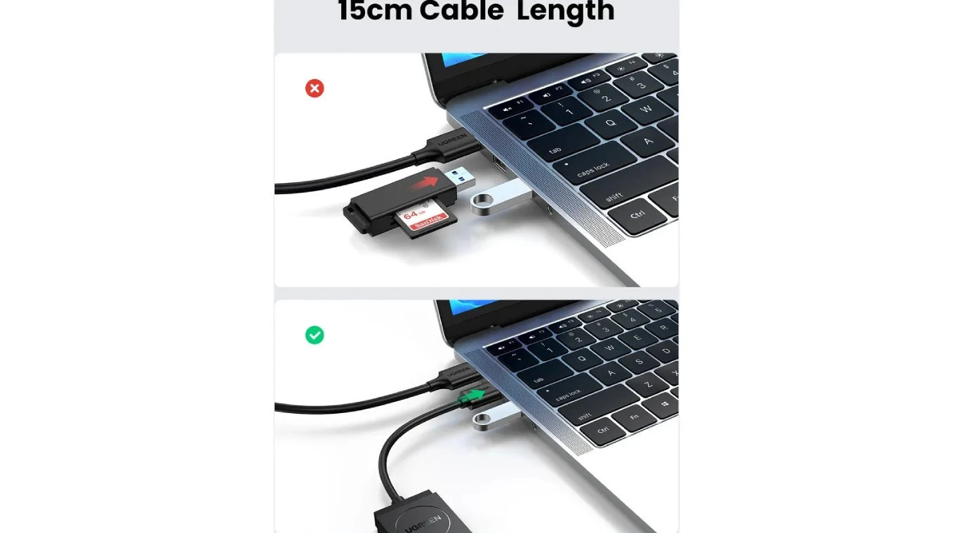 UGREEN 2 in 1 Kartenleser USB 3.2