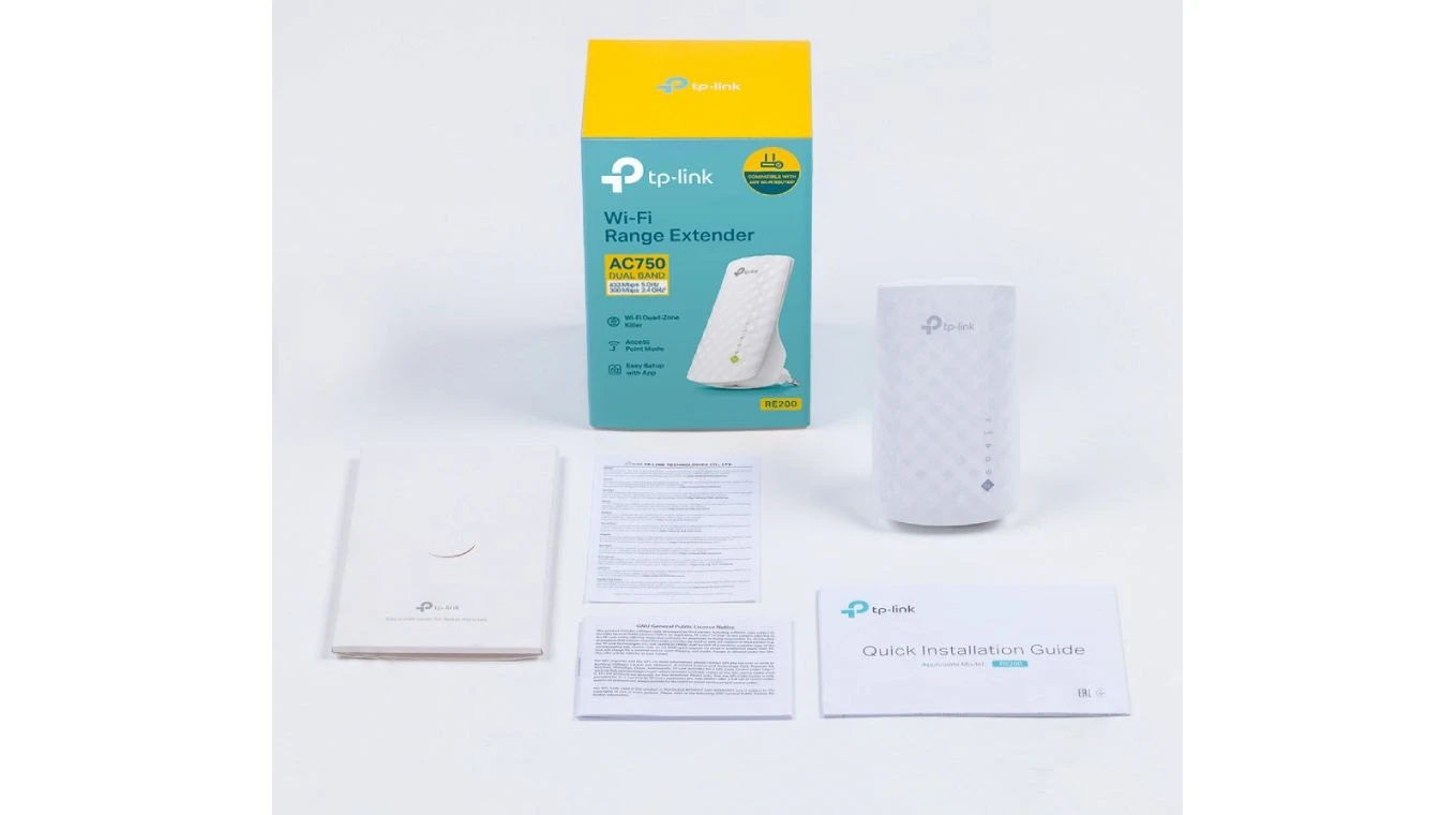 TP-LINK RE200 Dual Band WLAN Repeater AC750