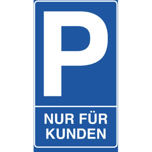 BIELLA Schild für Kundenpark