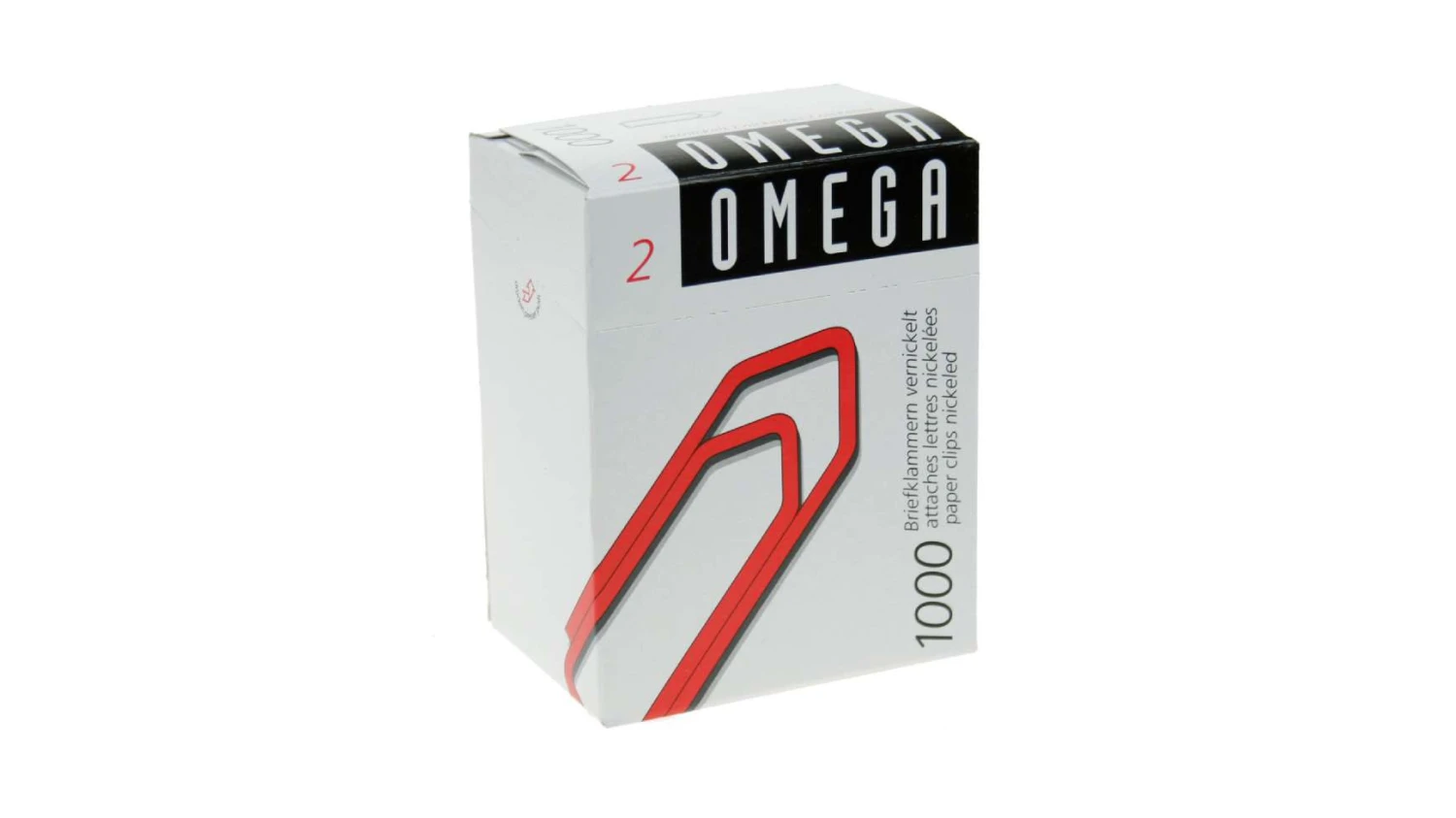 OMEGA Büroklammern Gr.2 - 1000 Stück