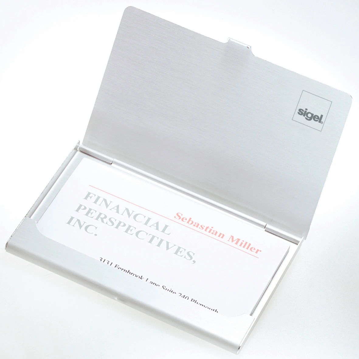 SIGEL Visitenkarten-Etui 63x92mm