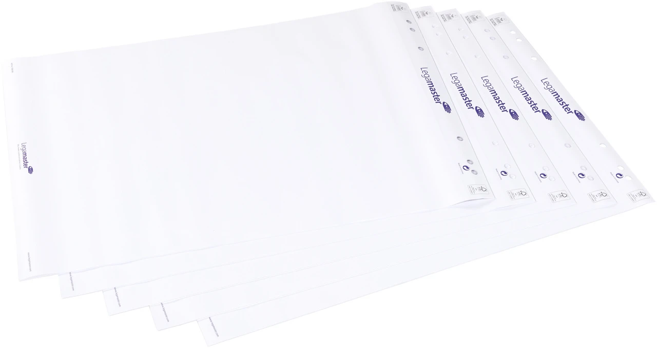 Legamaster Flipchart Papierblock blanko 5 Block
