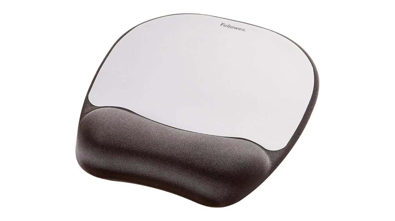 FELLOWES Mausmatte Memory Foam + Handgelenkauflage