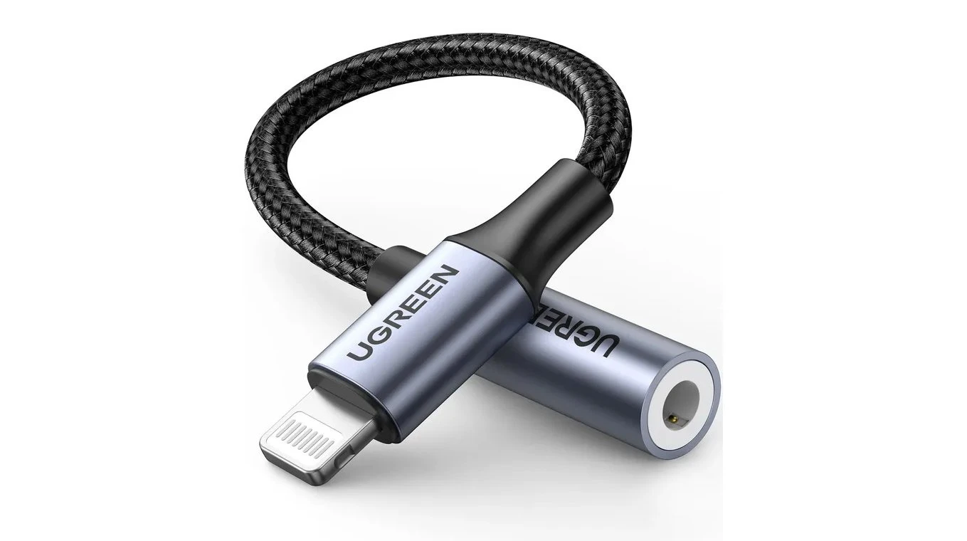 UGREEN Lightning zu 3.5 mm Jack Adapter 10 cm