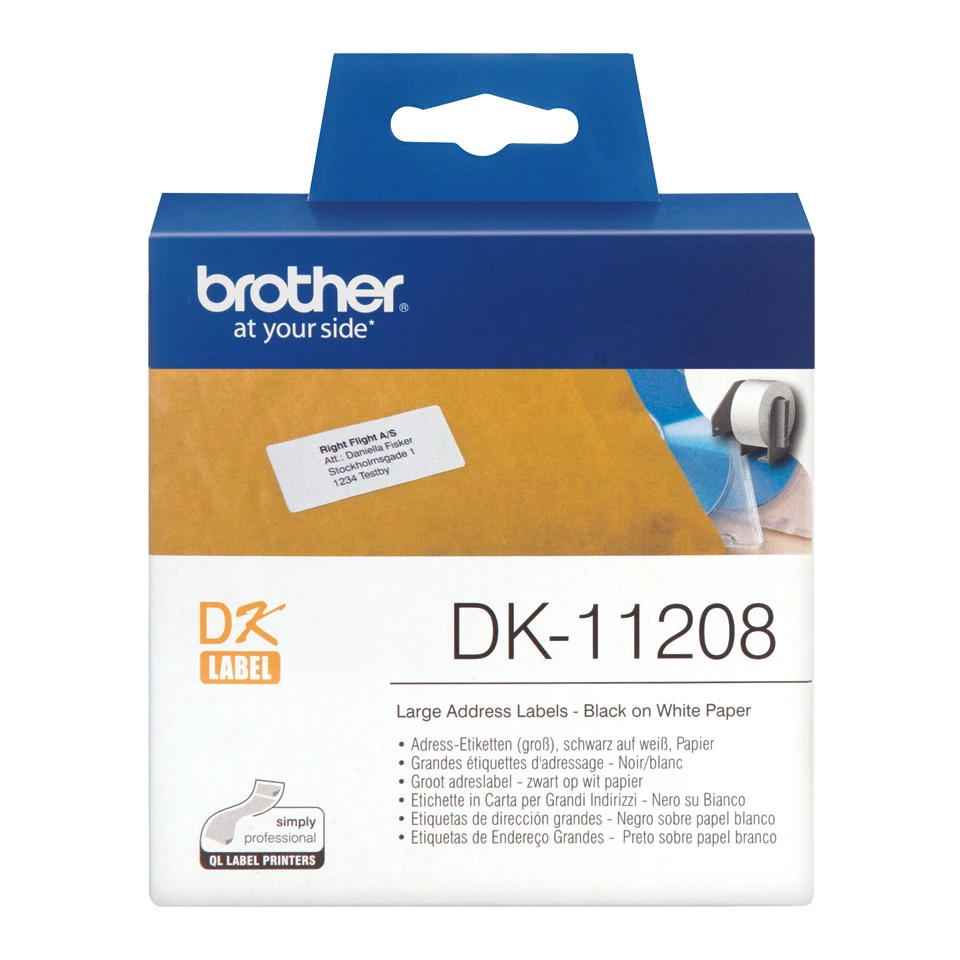 BROTHER P-TOUCH DK-11208 Adress-Etiketten, 38 x 90 mm