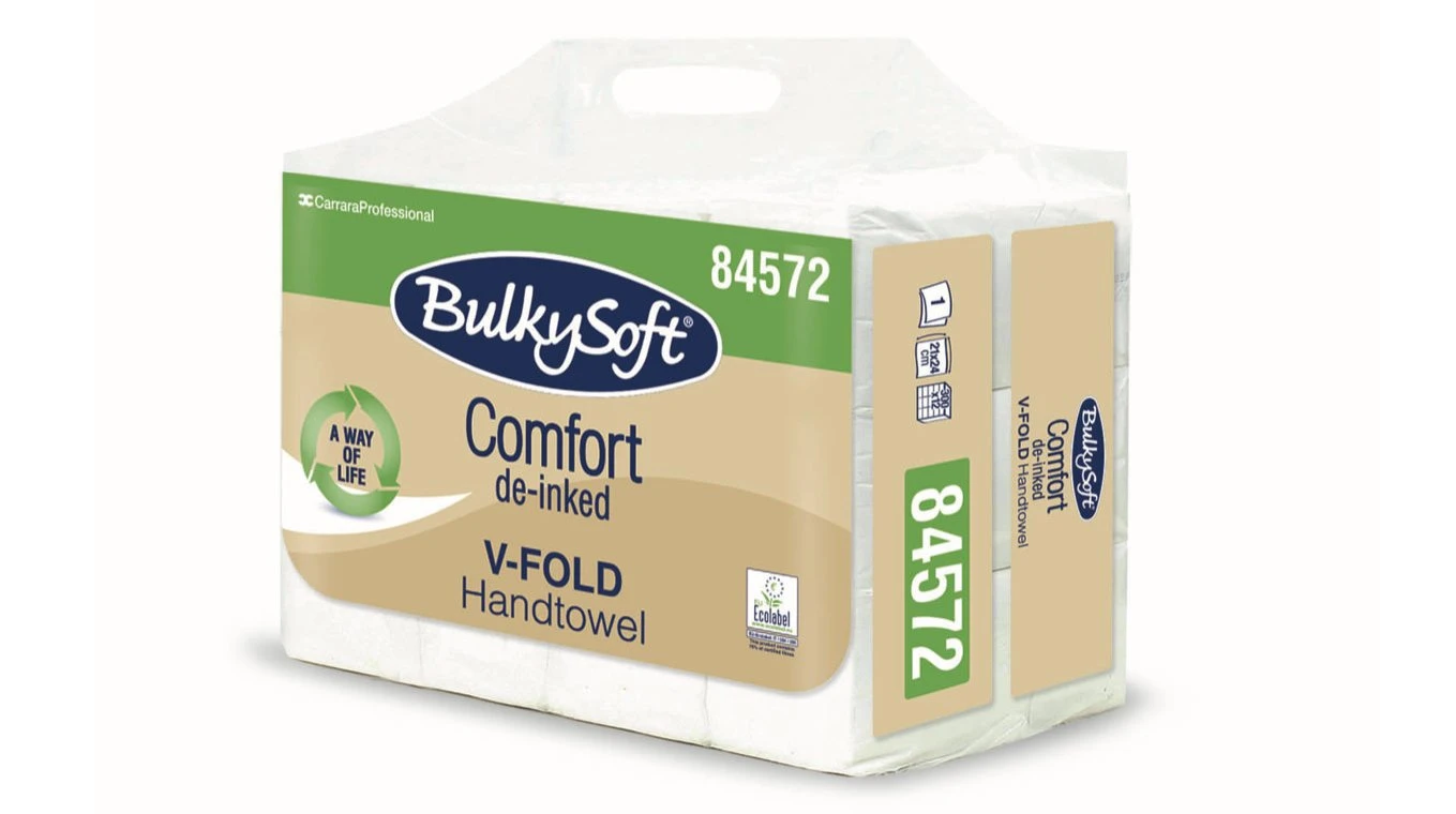 BULKYSOFT Papierhandtücher Comfort V-Falz, 1-lagig, weiss