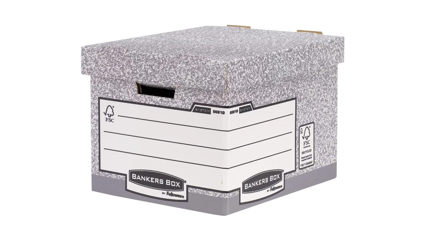 FELLOWES Archivbox R-Kive grau