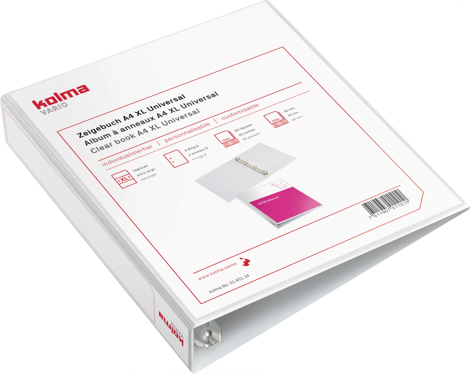 KOLMA Zeigebuch Vario XL Univ. A4