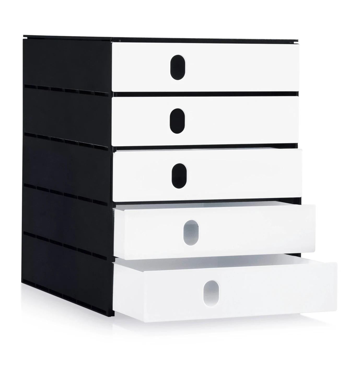 STYRO Schubladenbox Styroval pro black & white