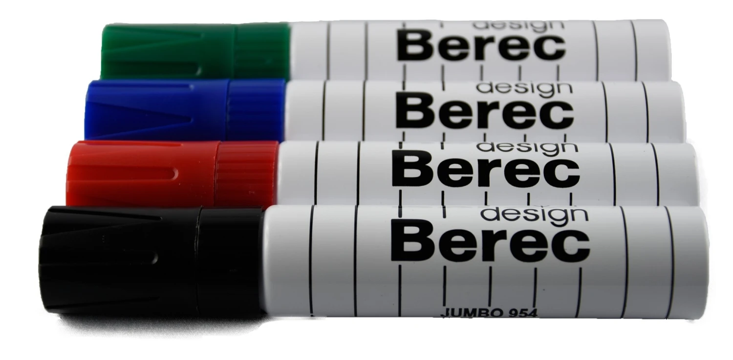BEREC Whiteboard Marker 3-13 mm - 4er Etui