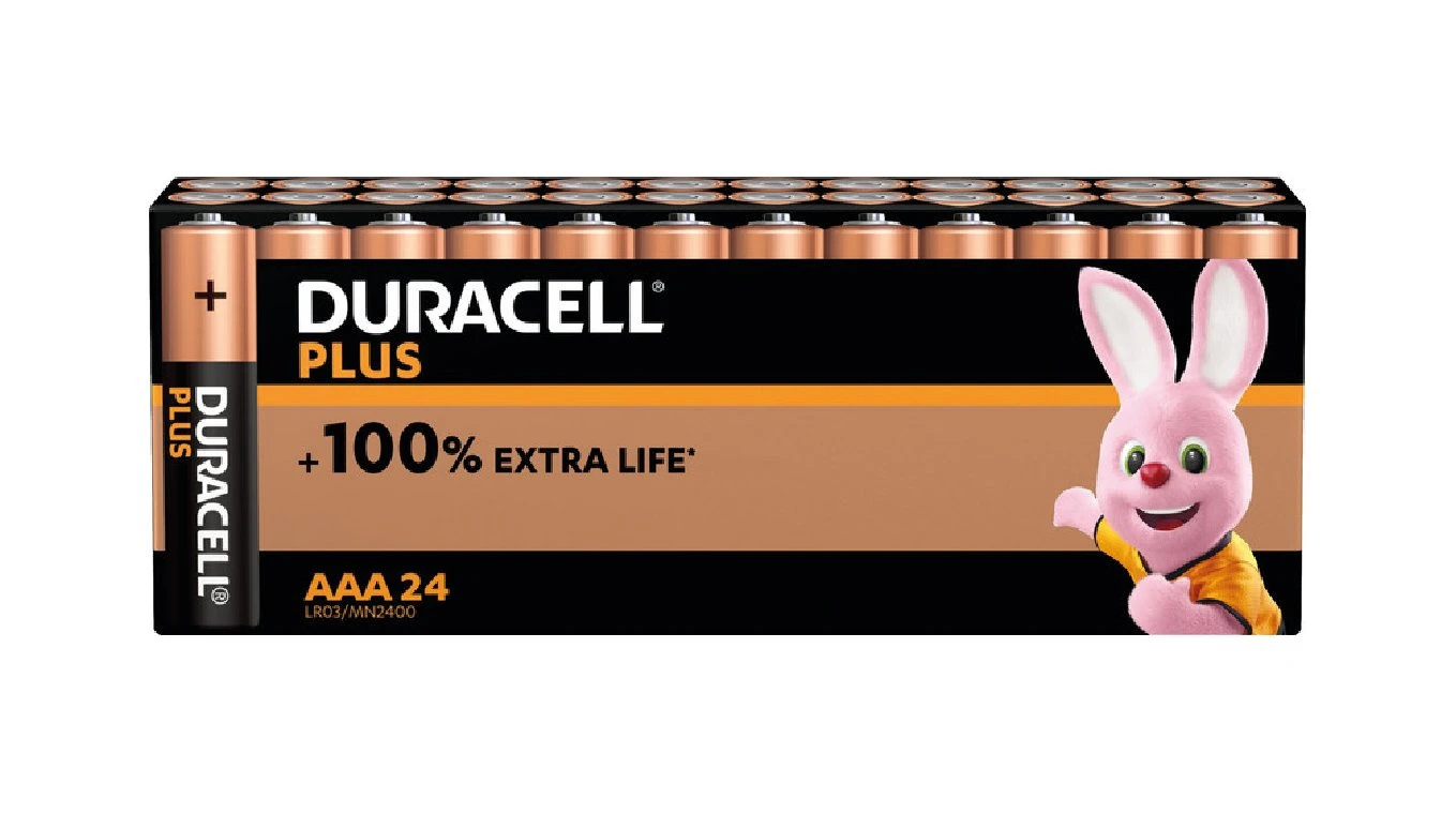 DURACELL Batterie Plus AAA 24er Pack