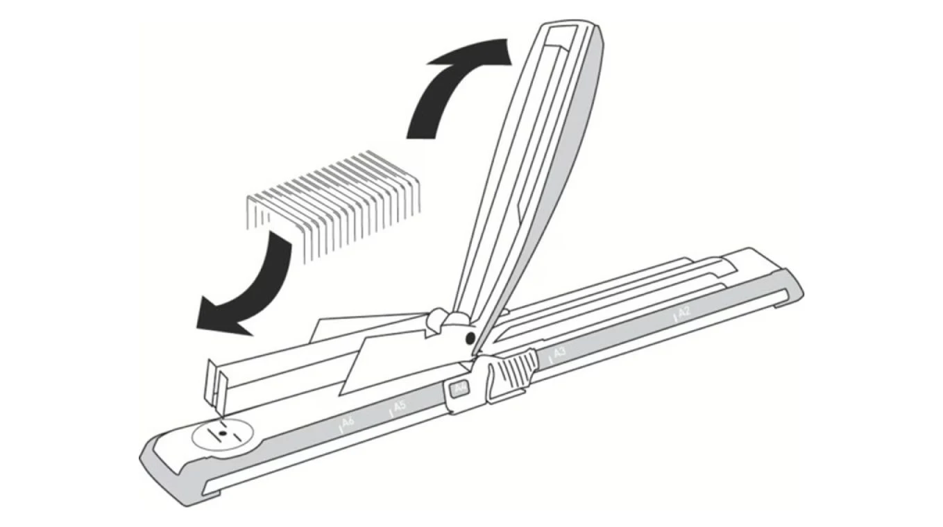LEITZ Heftgerät Langarm 4mm
