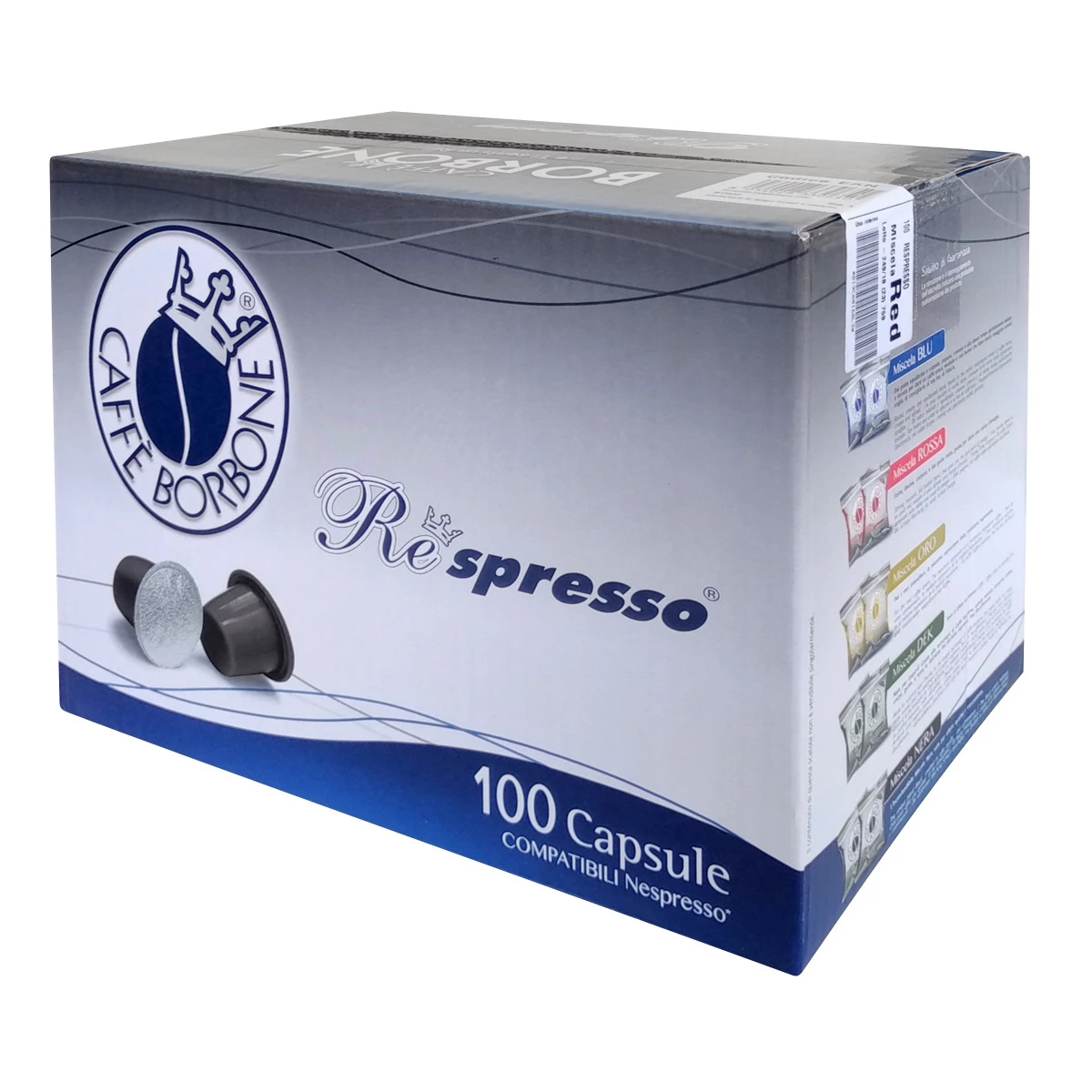 BORBONE Kaffeekapseln Respresso Miscela Rossa 100 Stück