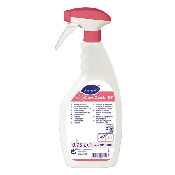 SUMA Edelstahlpflege Inox Classic D7, 6 x 750 ml