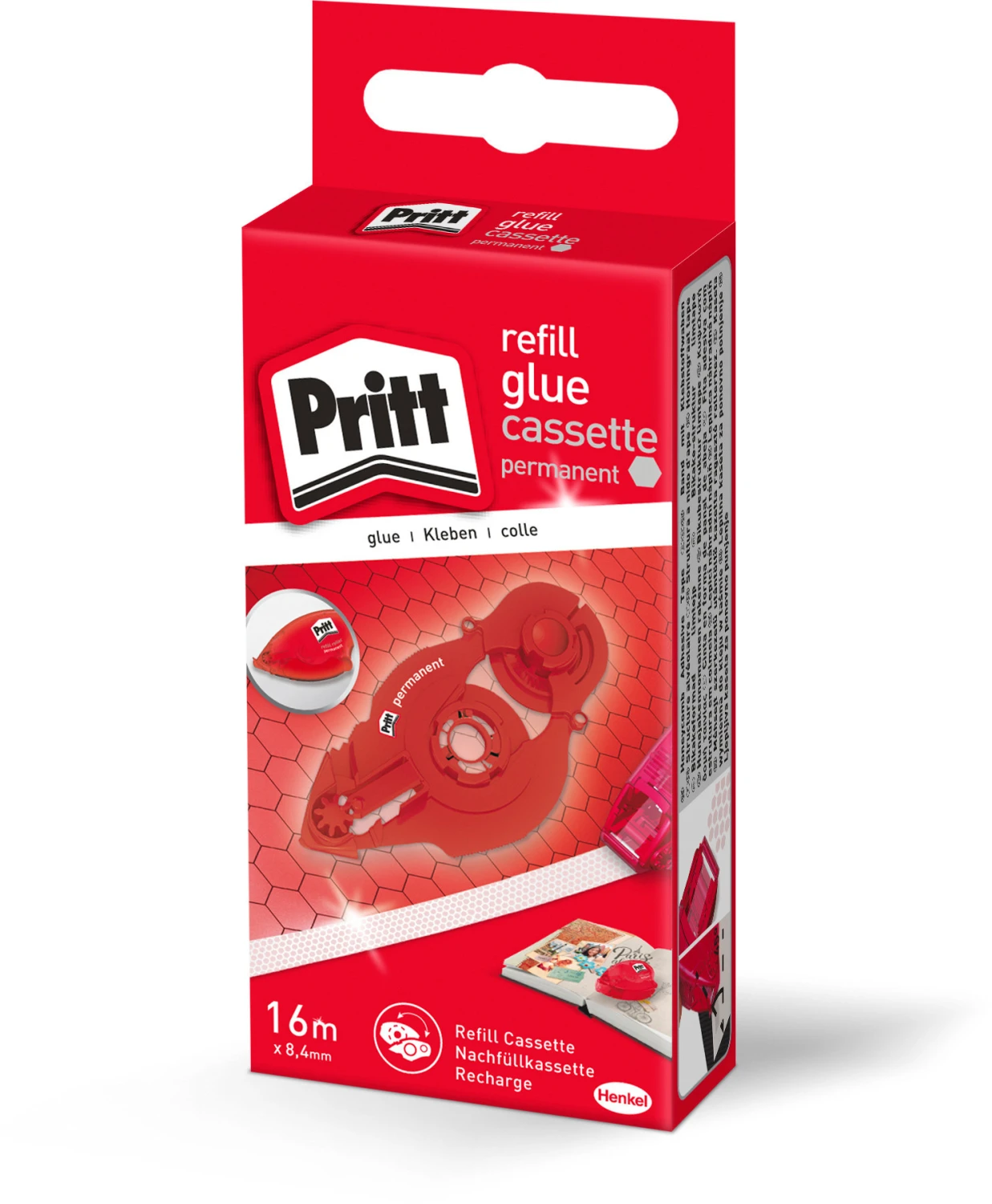 PRITT Refill Kassette 8.4 mm x 16 m - permanent