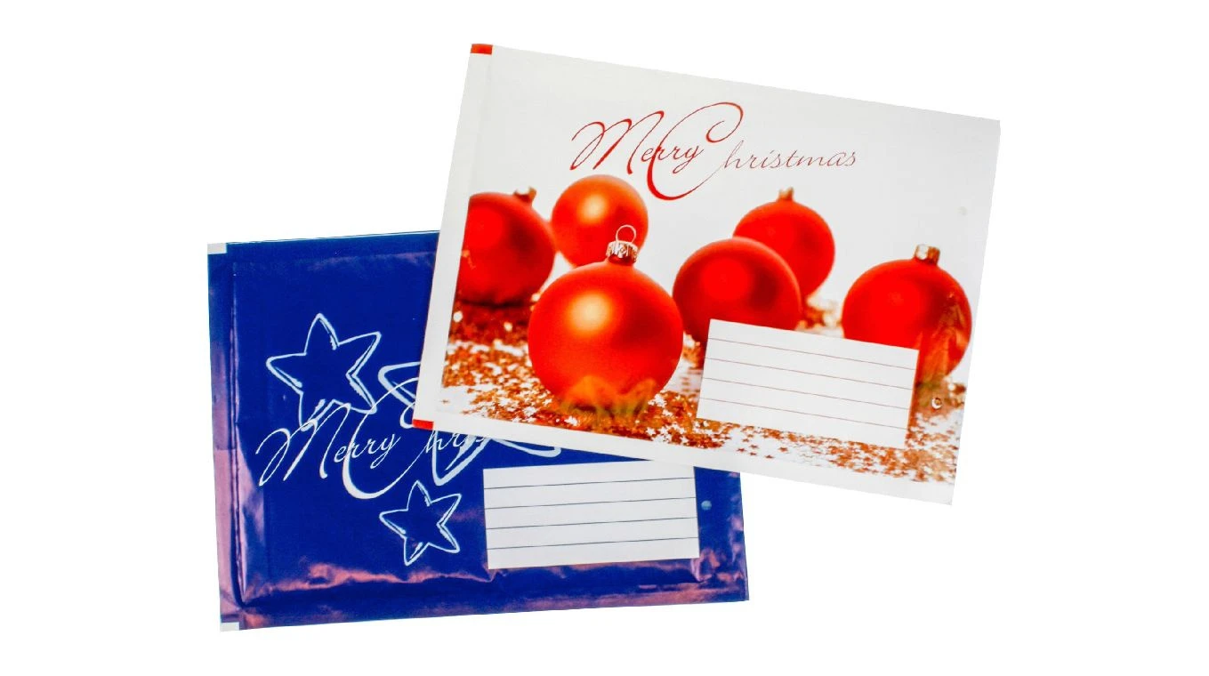 NEUTRAL Luftpolstertaschen Christmas 200x275 mm, 4 Stk.