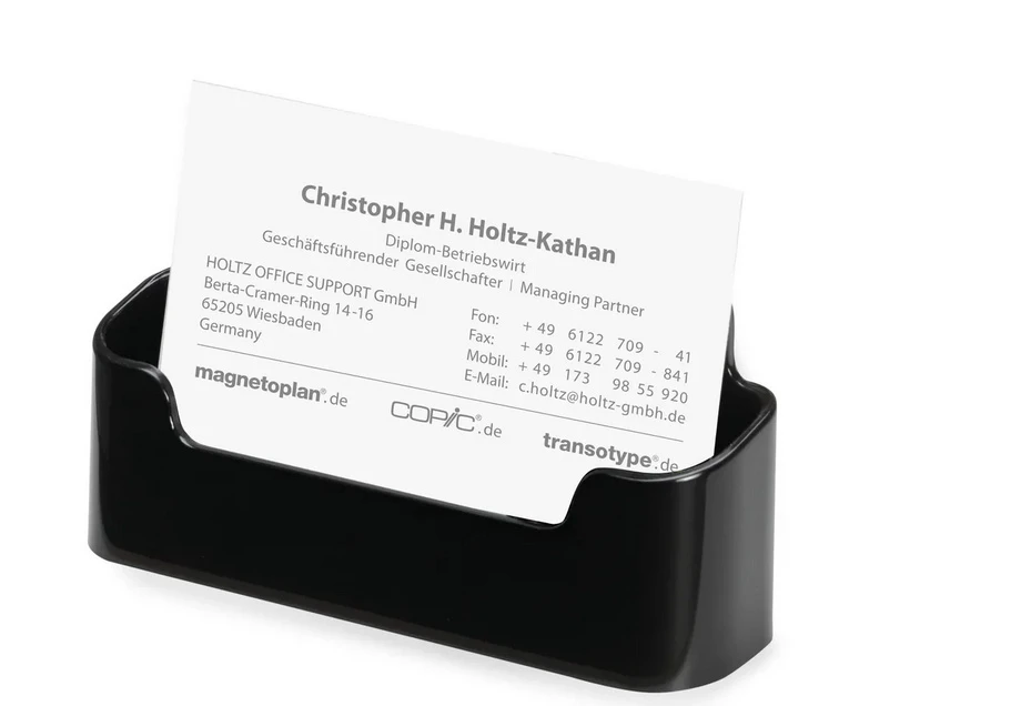 DEFLECTO Visitenkartenhalter