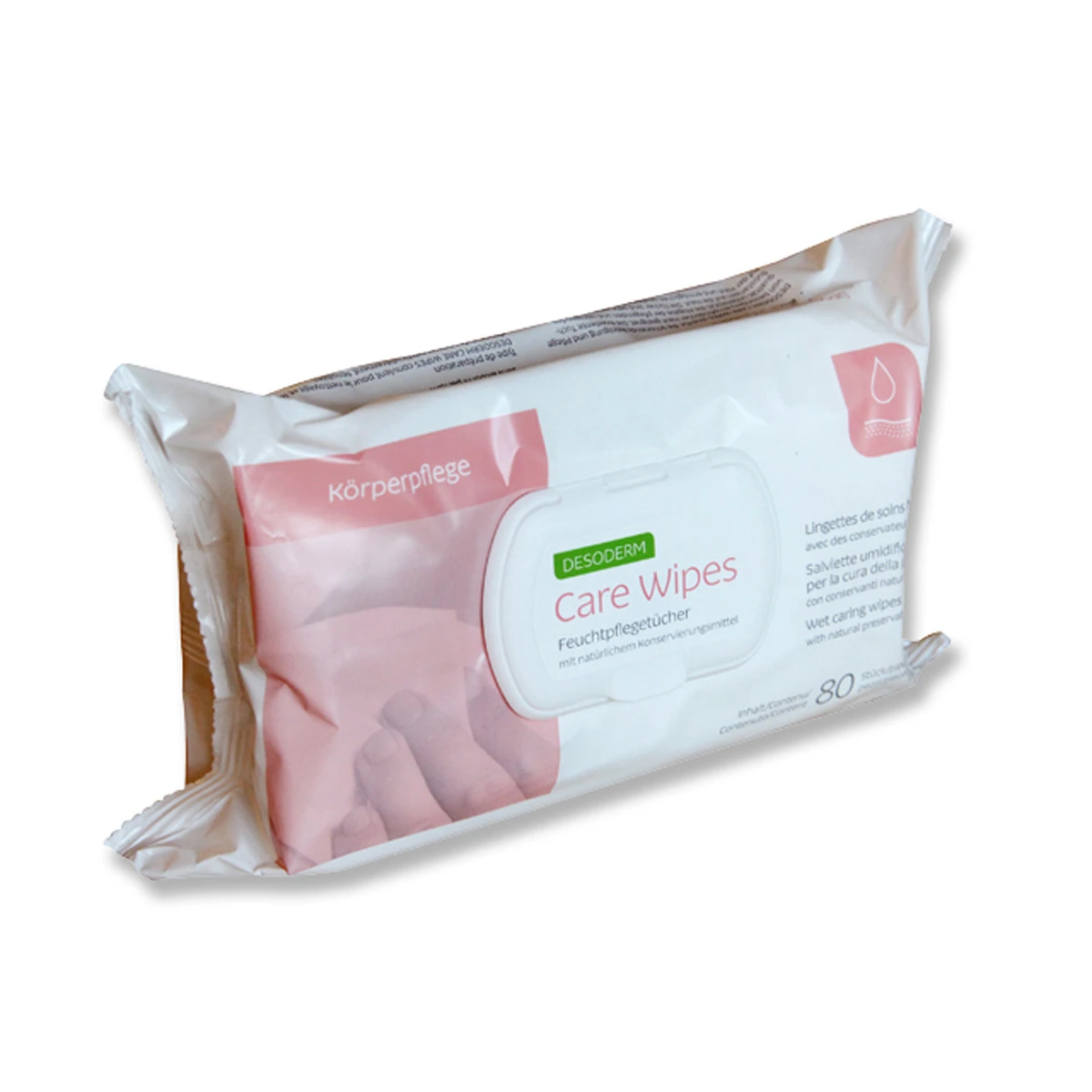 DESODERM Hautpflegetücher Care Wipes 12 x 80 Stück