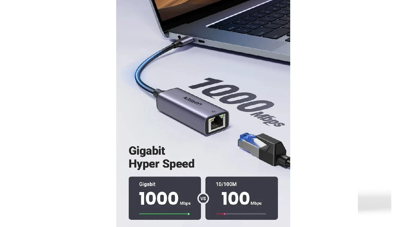 UGREEN Gigabit Ethernet Adapter USB-C 3.1