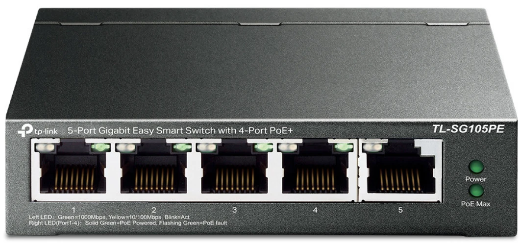 TP-LINK TL-SG105PE 5-Port Easy Smart Switch