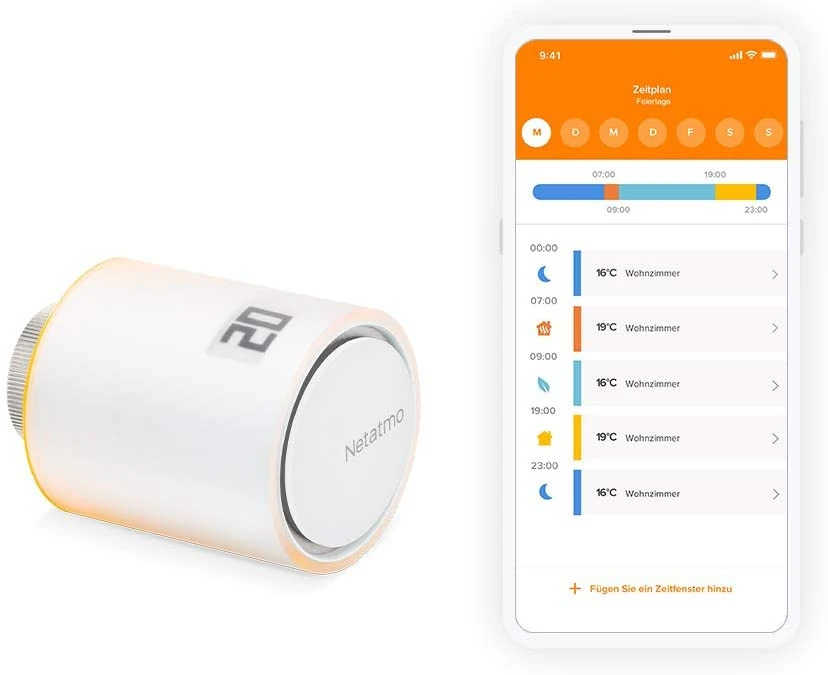 Netatmo Zusätzliches Smartes Heizkörperthermostat DE