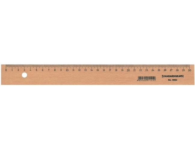 DUX Holzlineal 30cm