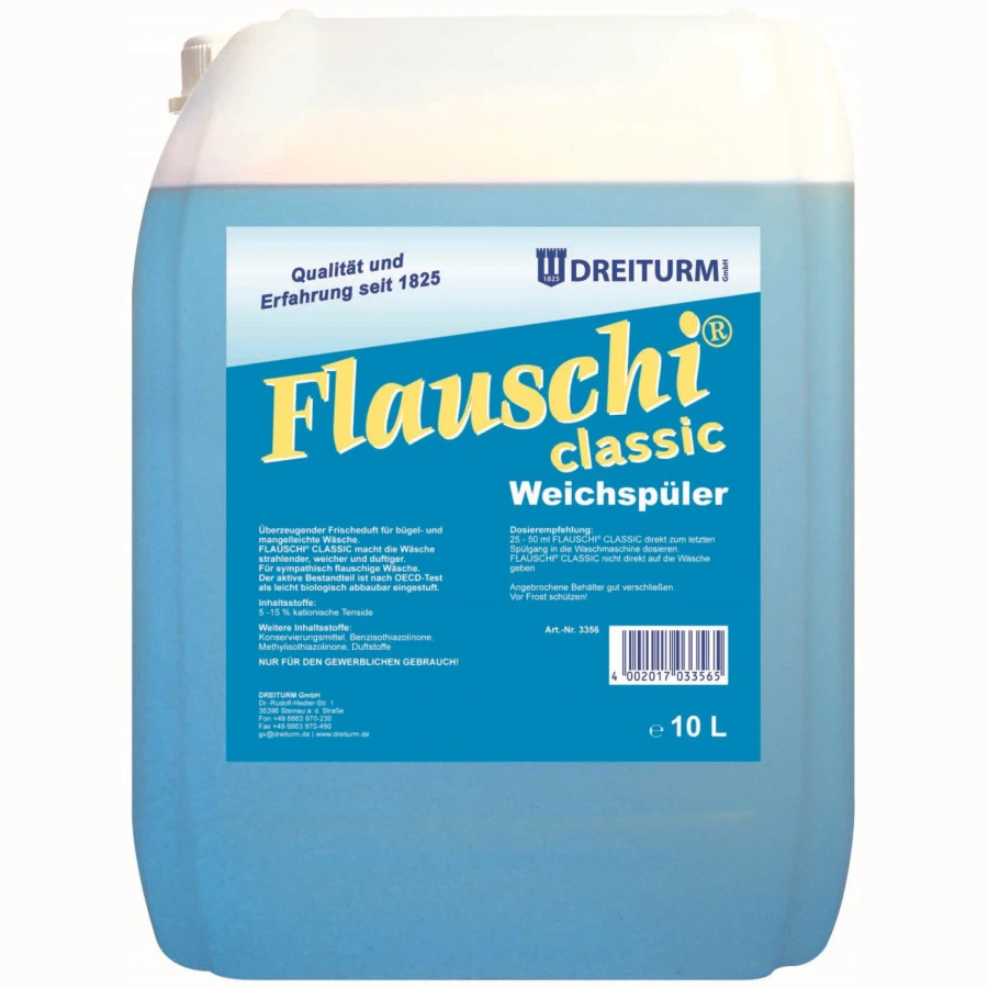 DREITURM Weichspüler FLAUSCHI® CLASSIC 10 L
