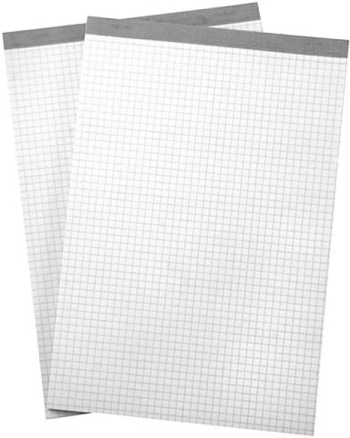 BÜROLINE Büroblock A5, 65g/m2 - 4 mm kariert (2x)