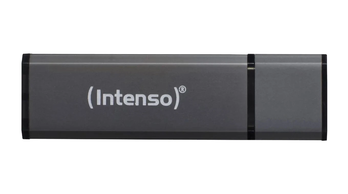 INTENSO USB-Stick Alu Line 16GB USB 2.0 dunkelgrau