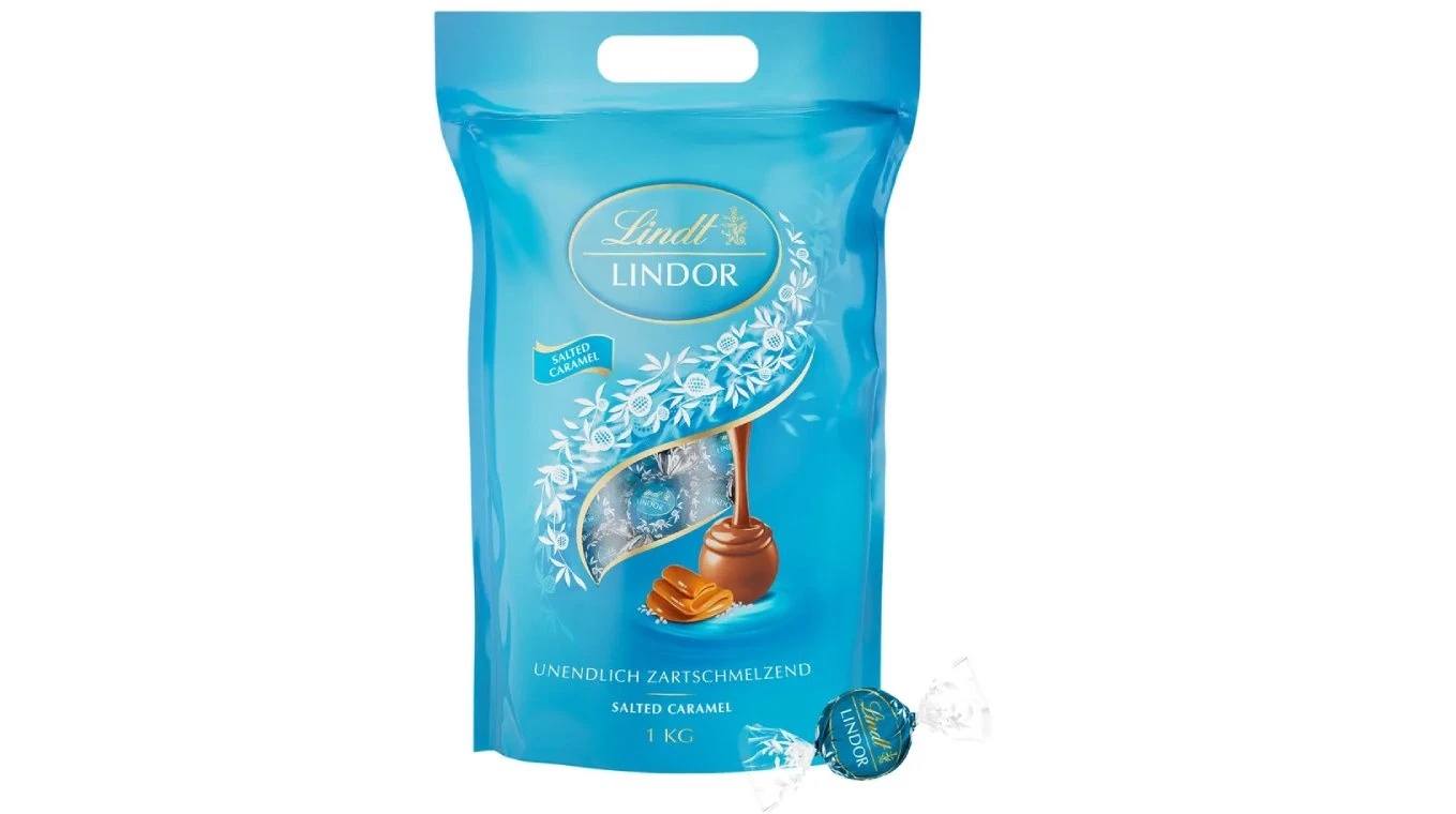 LINDT Lindor Kugeln Saltet Caramel 1000g