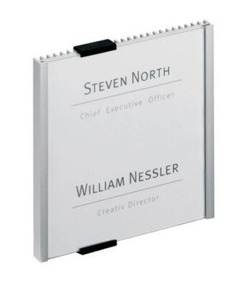 DURABLE Türschild mit Aluminiumrücken 149 x 148.5 mm
