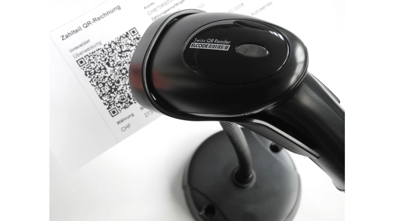 Elcode Swiss QR Reader