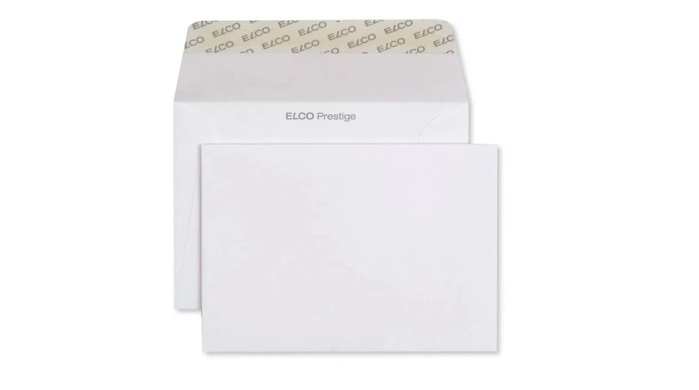 ELCO Couvert Prestige C6, ohne Fenster, 120 g/m2 - 25 Stk.