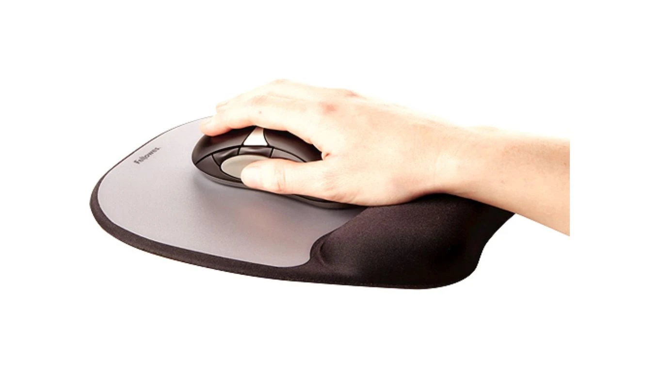 FELLOWES Mausmatte Memory Foam + Handgelenkauflage