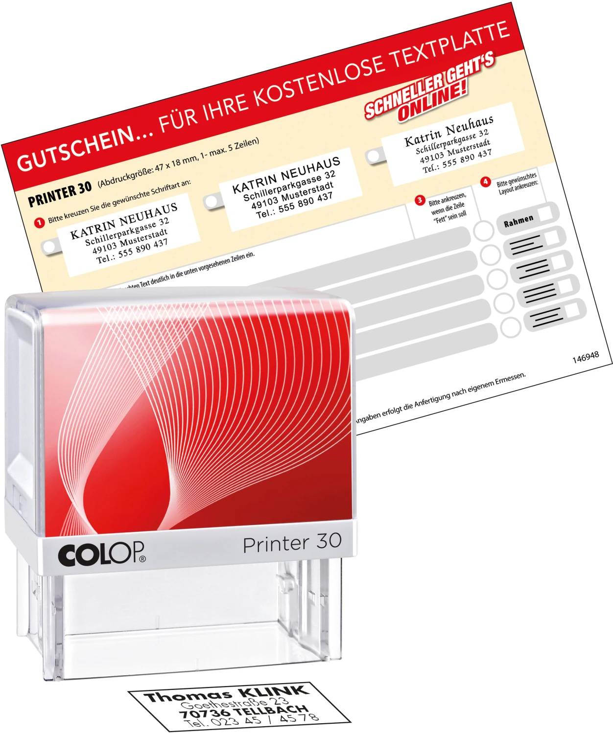 COLOP 30 G7 Mehrtextstempel