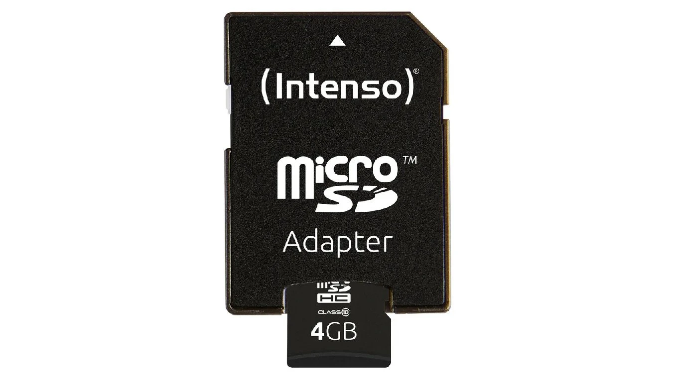 INTENSO micro SDHC Card Class 10 - 4GB