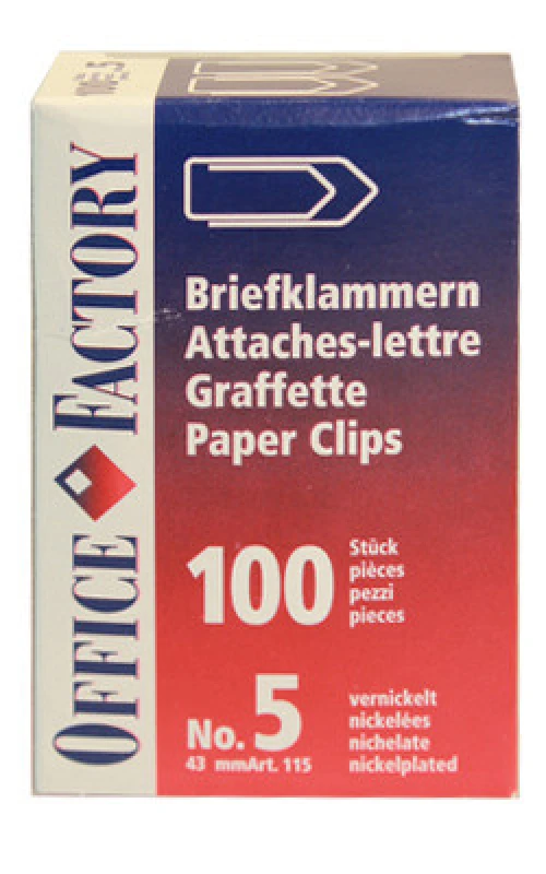 SMART OF. Büroklammern Gr.5