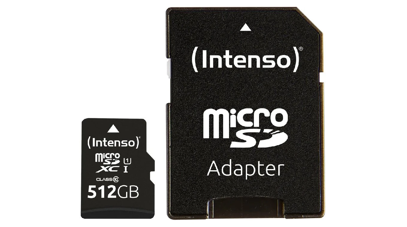 INTENSO microSDXC Cards 512GB Class 10