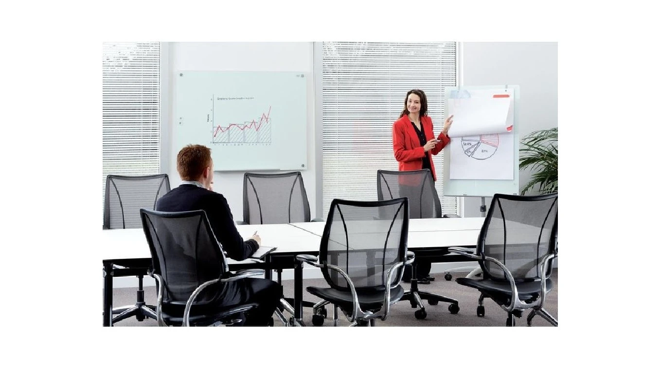 NOBO Impression Pro Stahl Flipchart mobil 70 x 100 cm