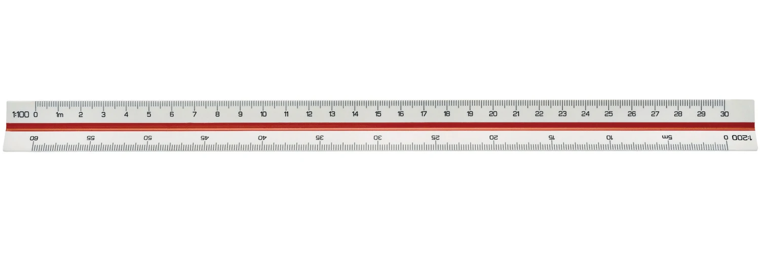 LINEX 312 Dreikantmassstab 3 cm
