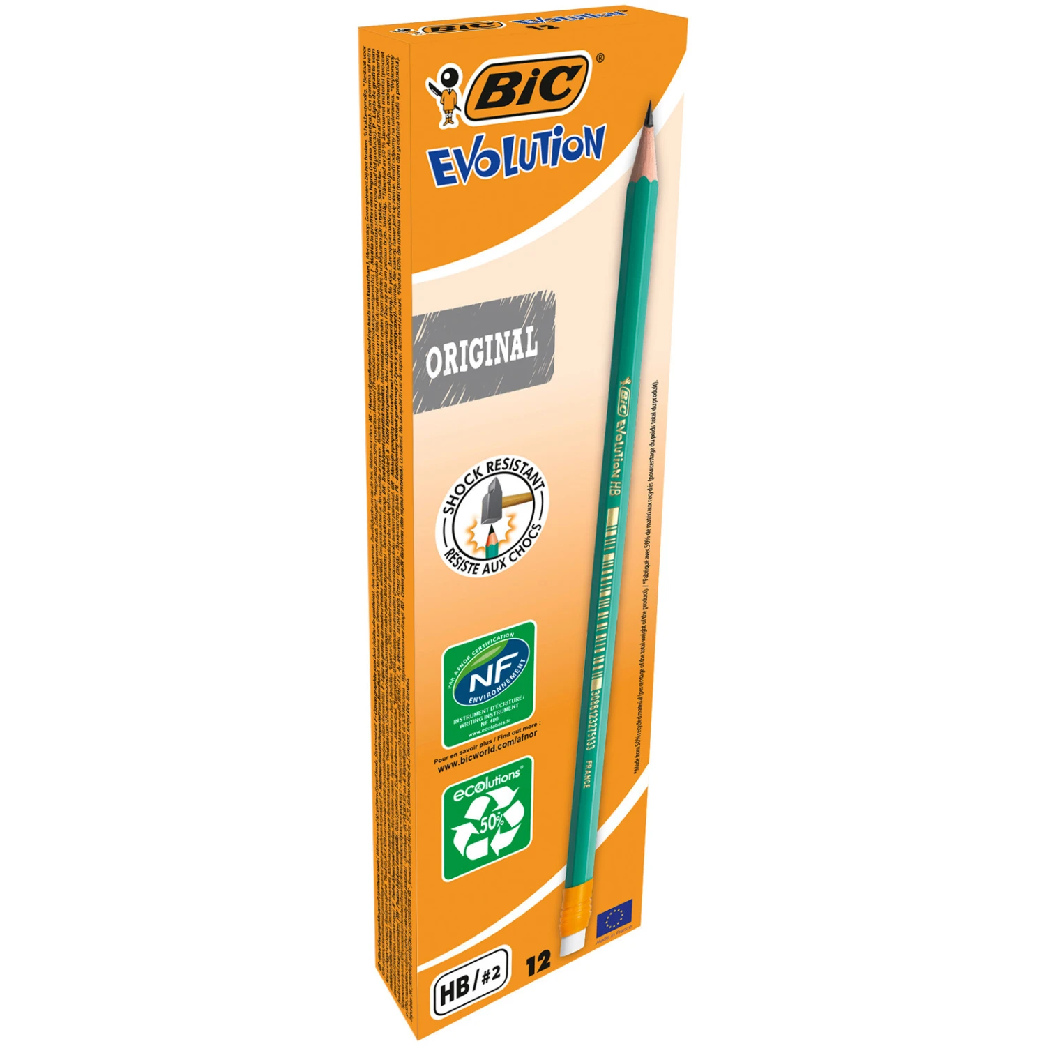 BIC Bleistift Evolution HB - 12 Stück