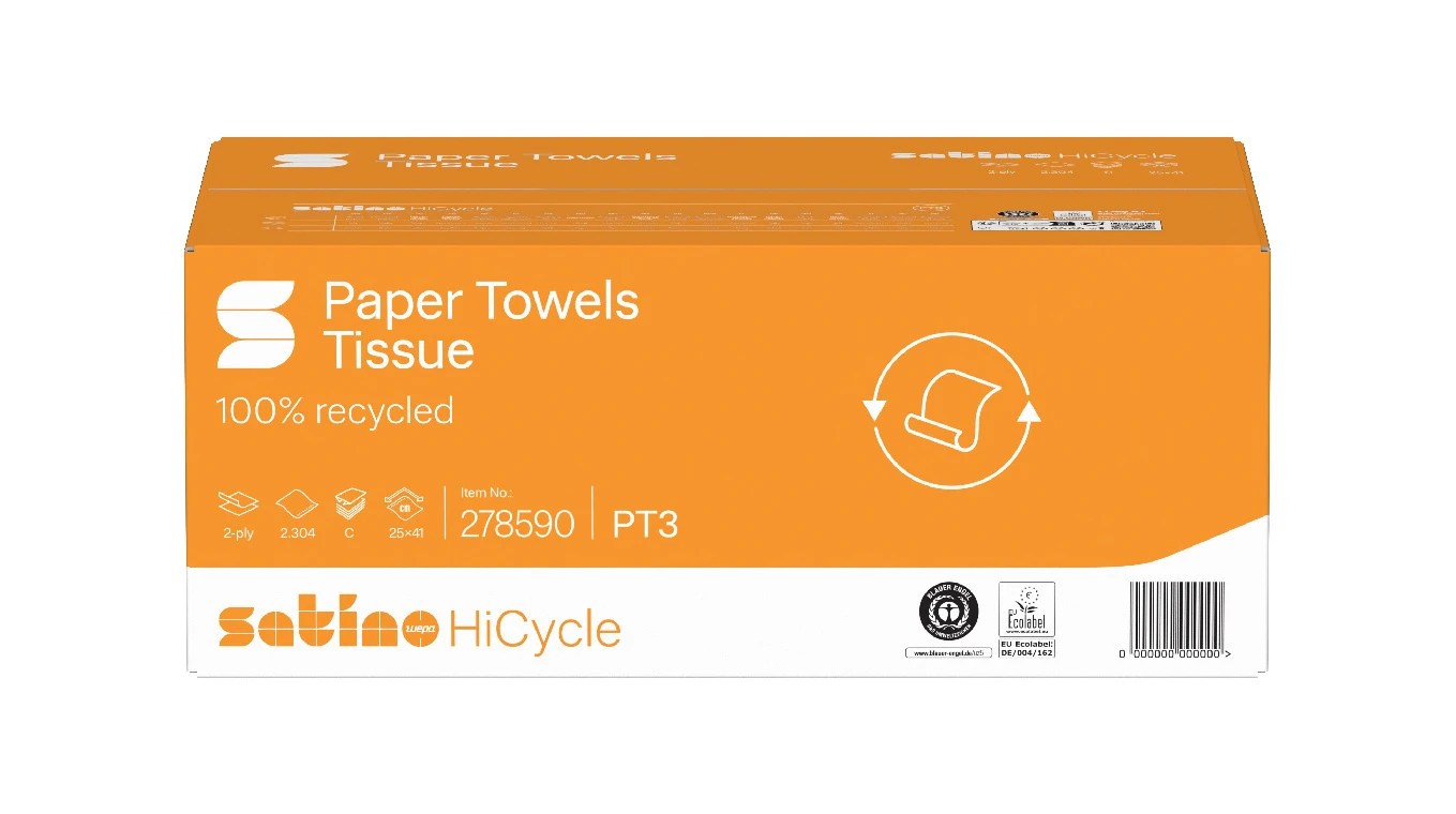SATINO Papierhandtücher Hicycle C-Falz, 2-lagig, weiss