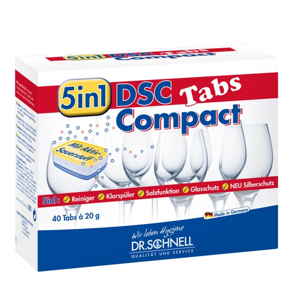 DR. SCHNELL Geschirrspültabs DSC Compact Tabs 200 Stück