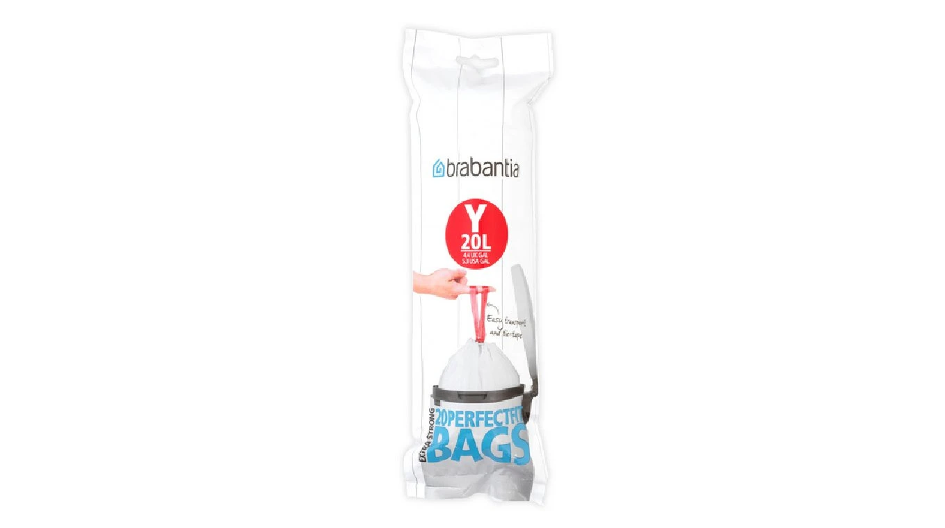 BRABANTIA Kehrichtsäcke 20 L, 12 Rollen